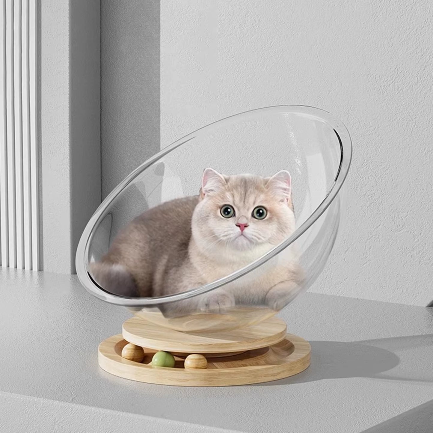 Universal Capsule Removable Cat Bed, Sleeping Nest, Clear Cat House Cover, All-Season Universal, Hammock Kitten